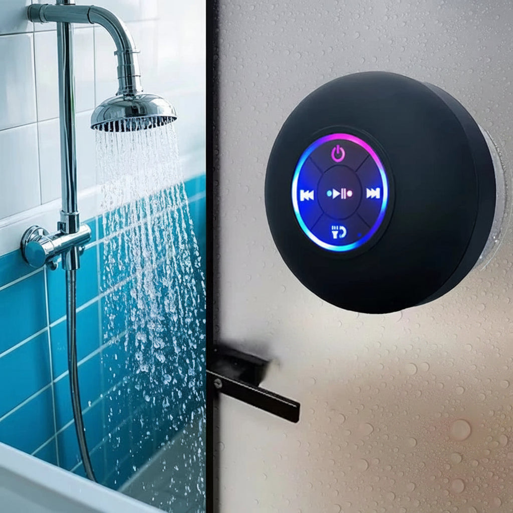 Portable Wireless Bluetooth Speaker with LED Light Water Resistant