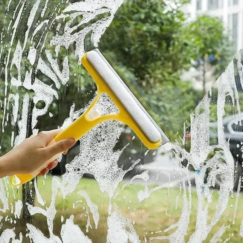 Multifunctional Bathroom Cleaning Brush With Spray Bottle
