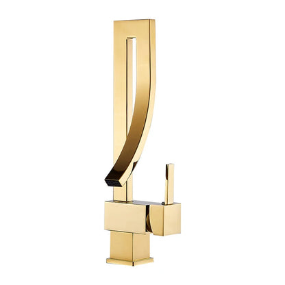 Aura Banho Luxury Brass Waterfall Basin Faucet