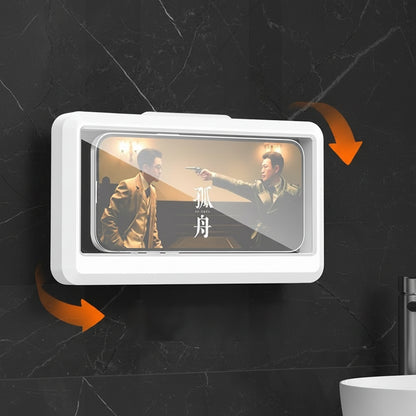 Waterproof and Anti-Fog Fixed Phone Case for the Bathroom