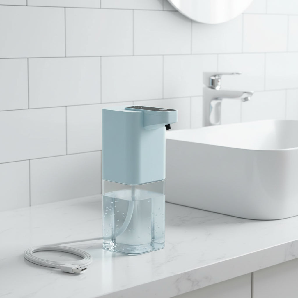 Touchless USB Rechargeable Soap Dispenser - Aura Banho