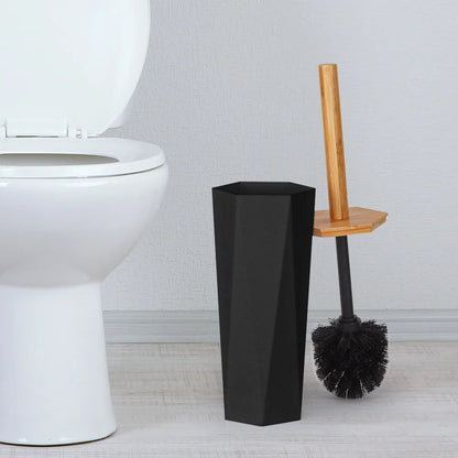8Pcs Bathroom Set with Cup Holder Dish Dispenser Bin Brush Bathroom Accessories with Soap Dish Dispenser Trash Can Toilet Brush