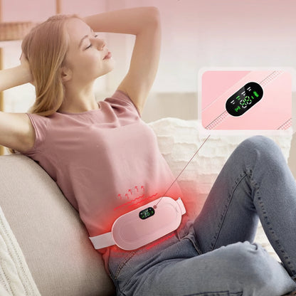 Vibrating Massager with Heating for Relief of Menstrual Cramps