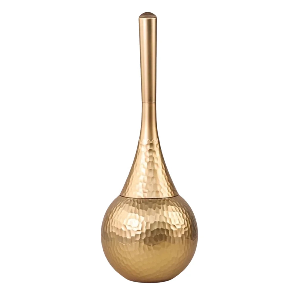 Luxury Gold Bathroom Brush with Holder - Aura Banho